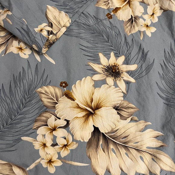 Pacific Legend Apparel Men’s Hawaiian button down shirt Size 3XL hibiscus - Picture 7 of 8